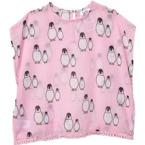 Dot Australia Mum & Me Pink Baby Penguin Cover Up